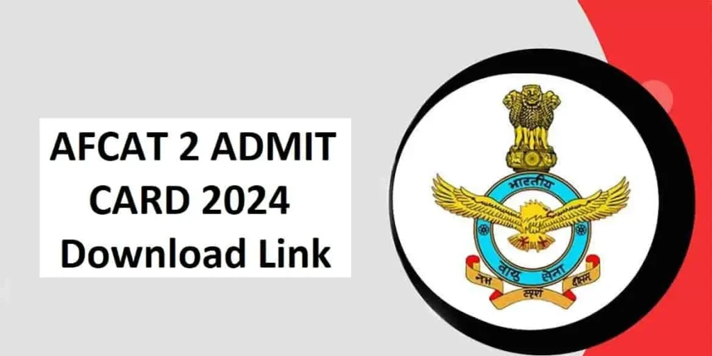 AFCAT 2 Admit Card 2024