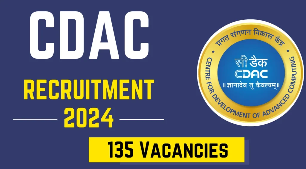 CDAC Recruitment 2024 Notification