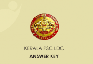 Kerala PSC LDC Answer Key 2024 Out