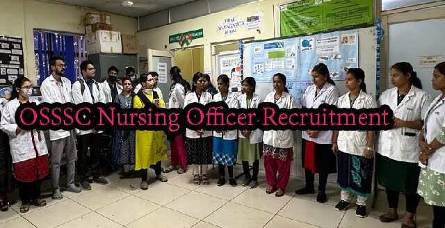 OSSSC Nursing Officer Recruitment 2024