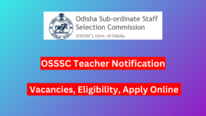 OSSSC Teacher