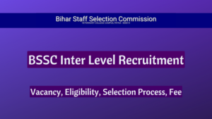 BSSC Inter-level Recruitment 202