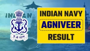 Indian Navy SSR MR Agniveer Result 2024