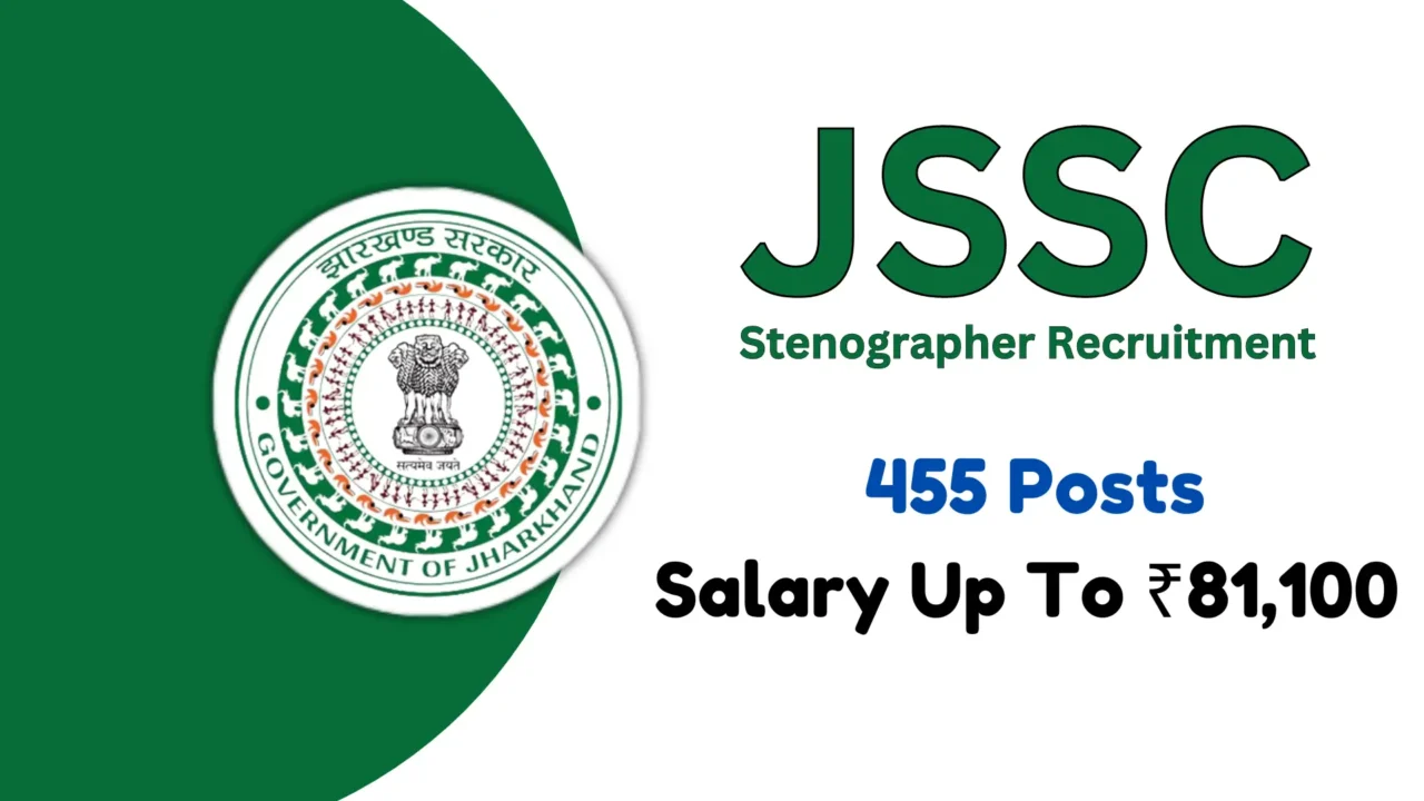 JSSC Stenographer Recruitment 2024