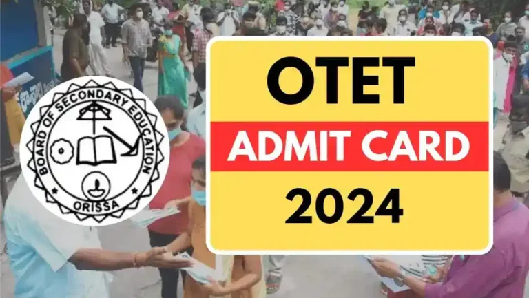 OTET Admit Card 2024