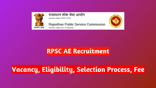 RPSC AE Recruitment 2024