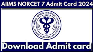 AIIMS NORCET 7