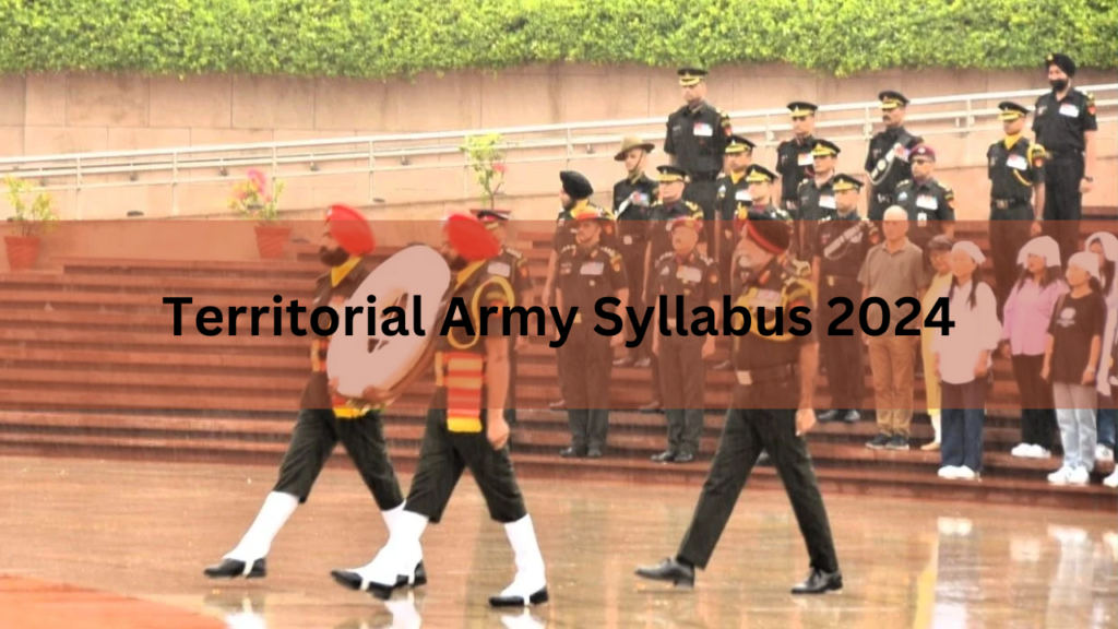 Territorial Army Syllabus 2024